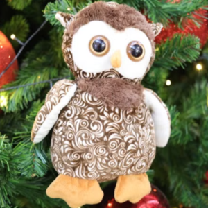 Christmas-owl-plush-doll