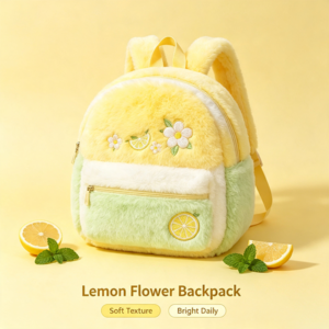Plush-backpack-lemon-flower