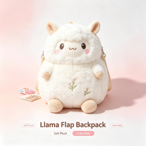 Plush-backpack-llama